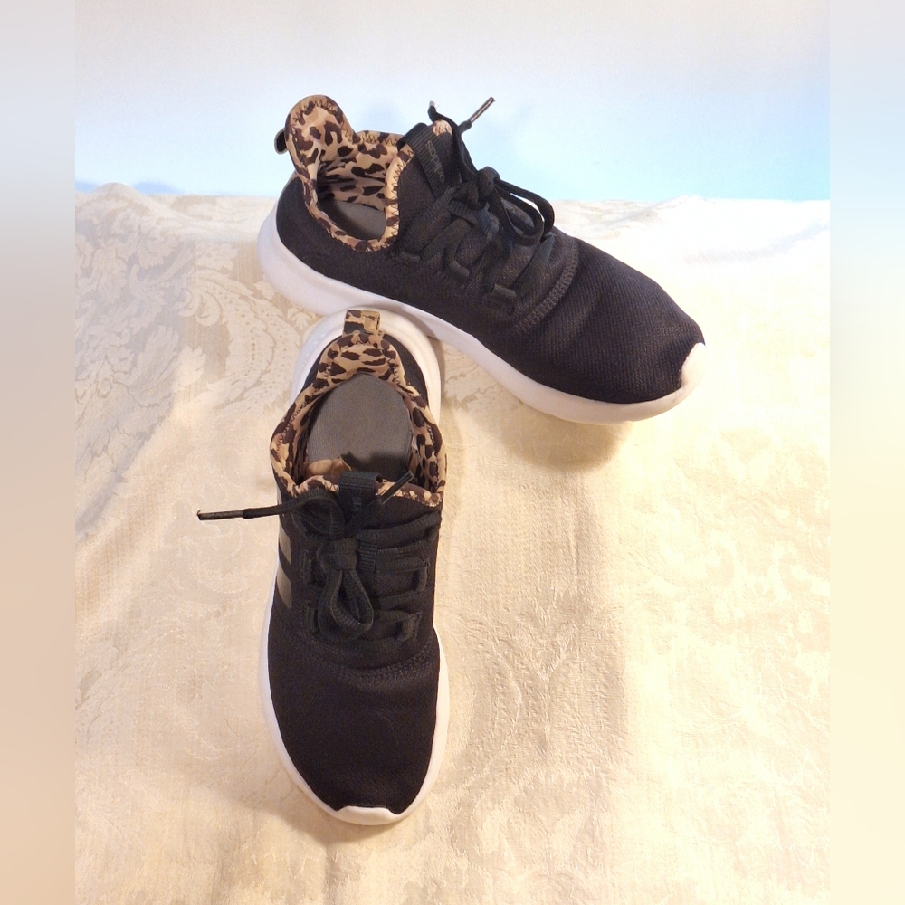 Adidas Cloudfoam 2.0 Lifestyle black camouflage Women's sneakers, Sz. 6.5